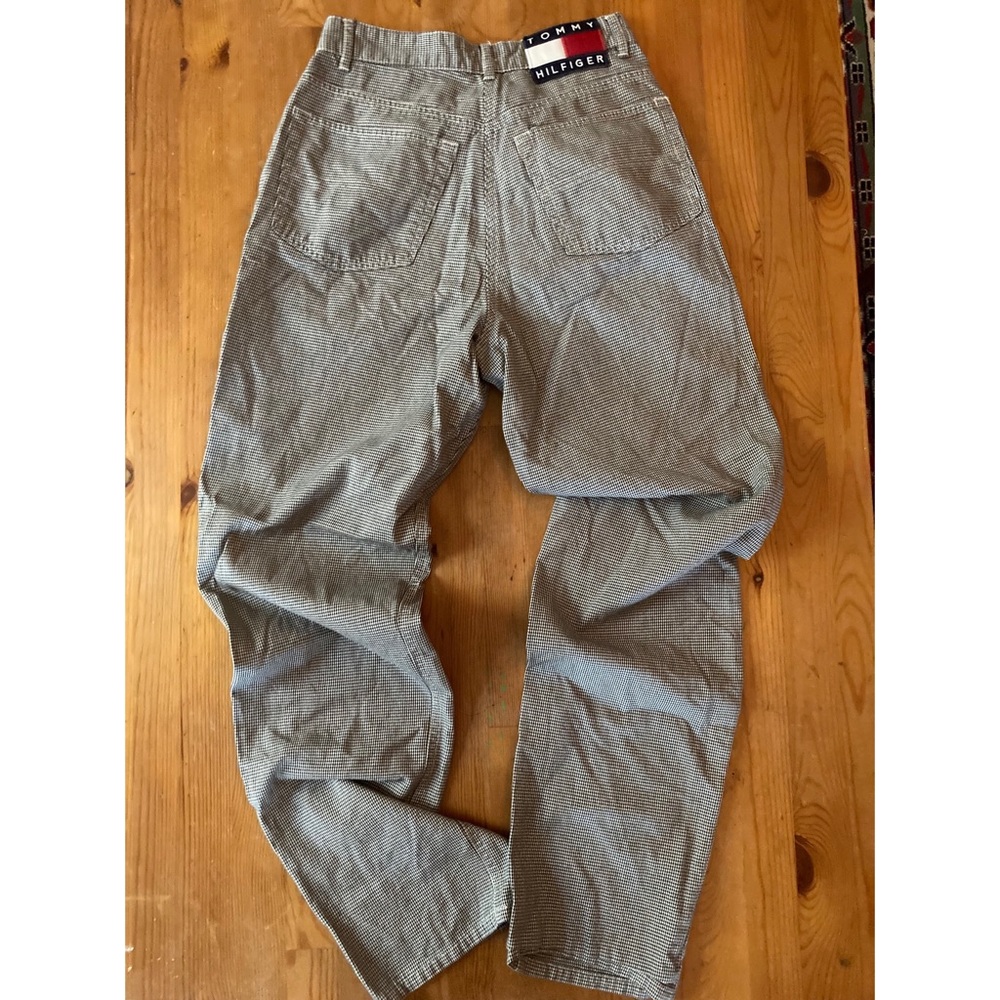 VTG 90s Tommy Hilfiger houndstooth tapered trousers
